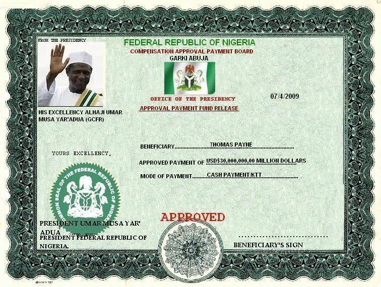 Fund Release Document